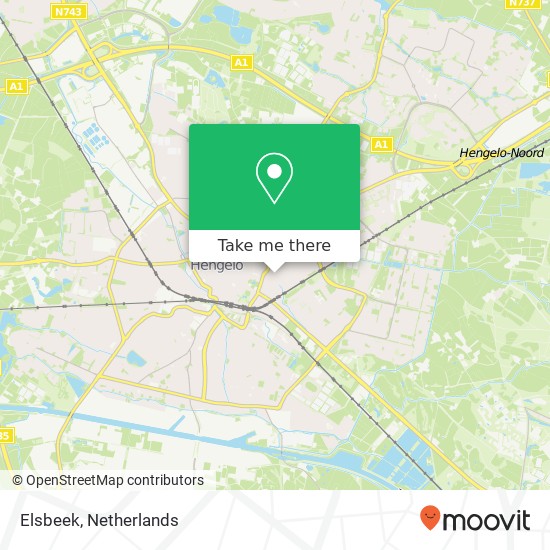 Elsbeek map