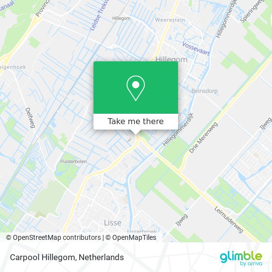 Carpool Hillegom map