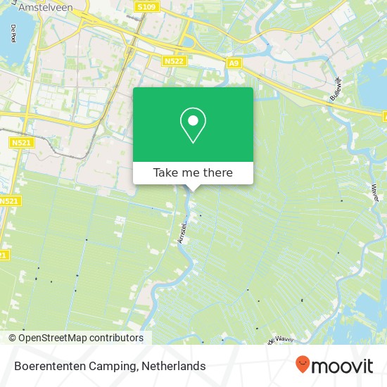 Boerententen Camping map