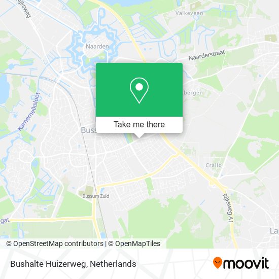 Bushalte Huizerweg map
