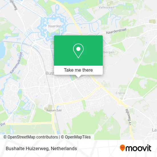 Bushalte Huizerweg map