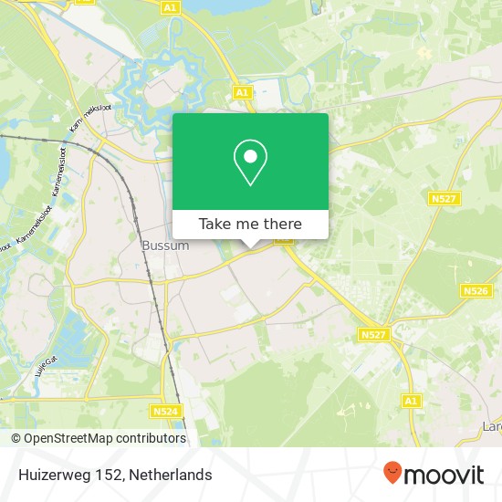 Huizerweg 152 Karte