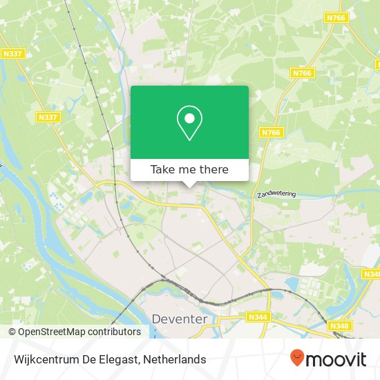 Wijkcentrum De Elegast map