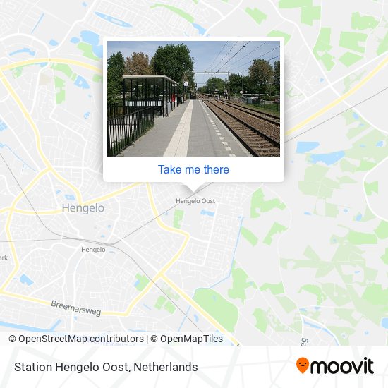 Station Hengelo Oost Karte