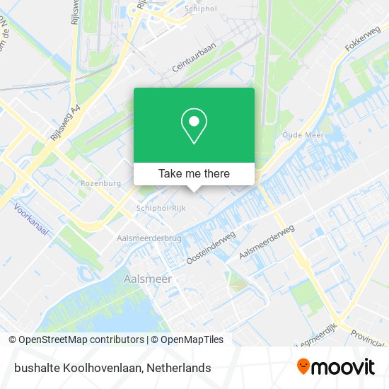 bushalte Koolhovenlaan map