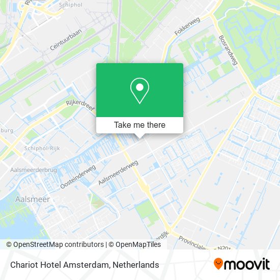 Chariot Hotel Amsterdam map