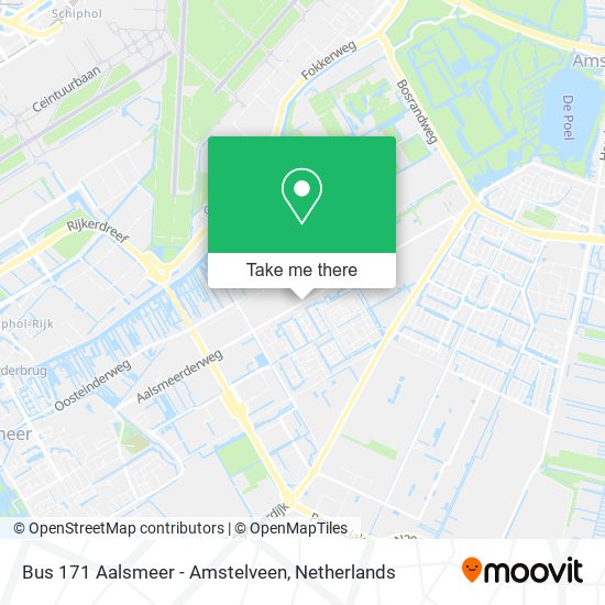 Bus 171 Aalsmeer - Amstelveen map