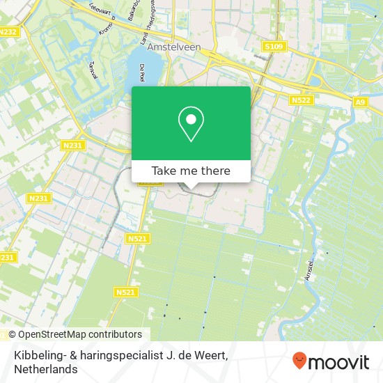 Kibbeling- & haringspecialist J. de Weert map