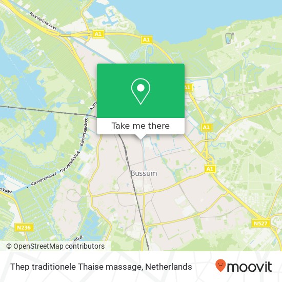 Thep traditionele Thaise massage map