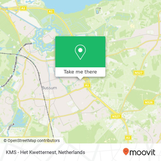 KMS - Het Kwetternest Karte