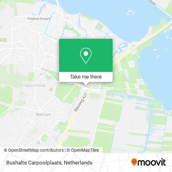 Bushalte Carpoolplaats map