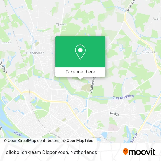oliebollenkraam Diepenveen map