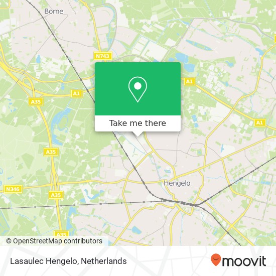 Lasaulec Hengelo Karte