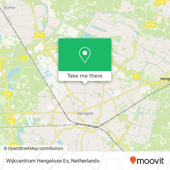 Wijkcentrum Hengelose Es map