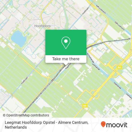 Leegmat Hoofddorp Opstel - Almere Centrum map