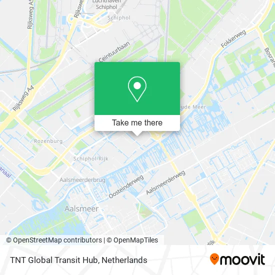 TNT Global Transit Hub Karte