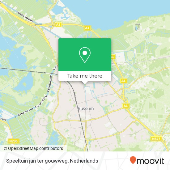 Speeltuin jan ter gouwweg map