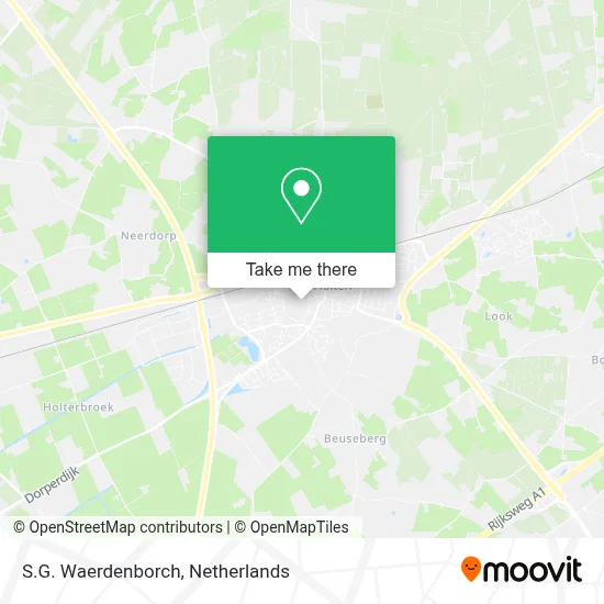 S.G. Waerdenborch map