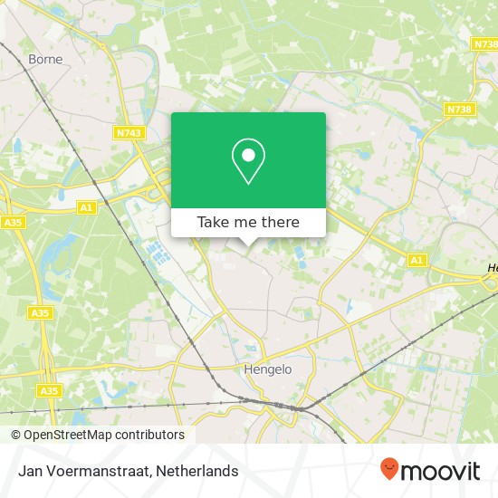 Jan Voermanstraat map