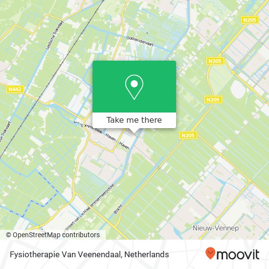 Fysiotherapie Van Veenendaal map