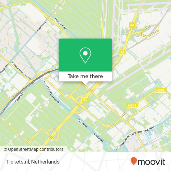 Tickets.nl map