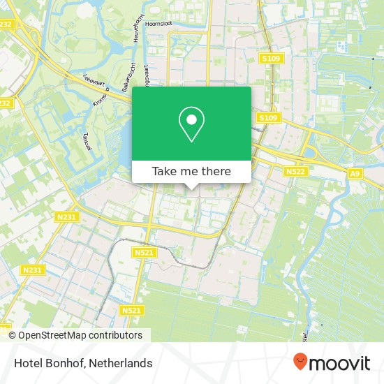 Hotel Bonhof map