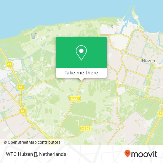 WTC Huizen  map