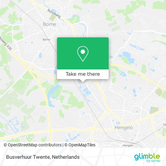 Busverhuur Twente map