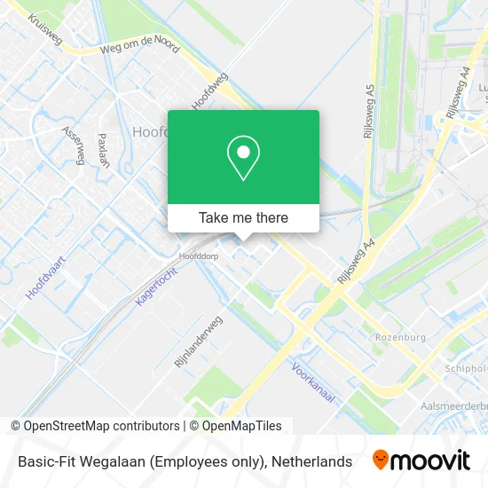 Basic-Fit Wegalaan (Employees only) map