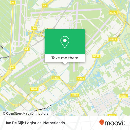 Jan De Rijk Logistics map