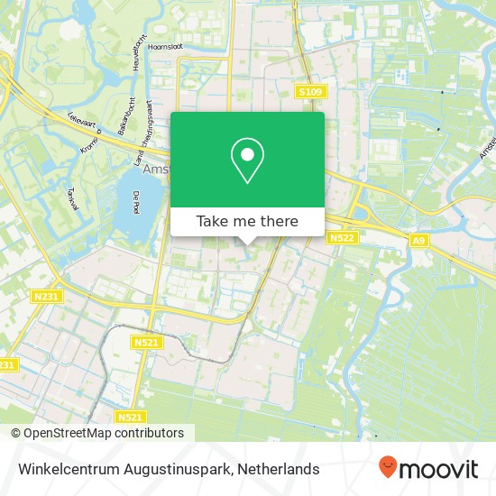 Winkelcentrum Augustinuspark map