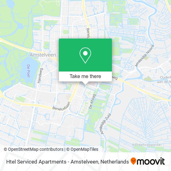 Htel Serviced Apartments - Amstelveen map