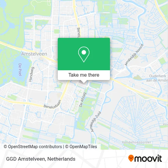 GGD Amstelveen map