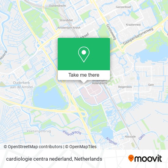 cardiologie centra nederland map