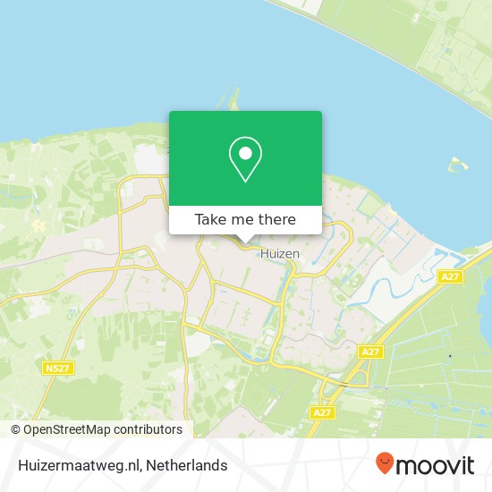 Huizermaatweg.nl map
