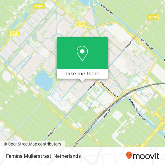 Femina Mullerstraat map