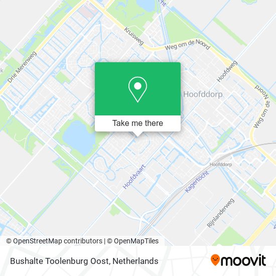 Bushalte Toolenburg Oost Karte