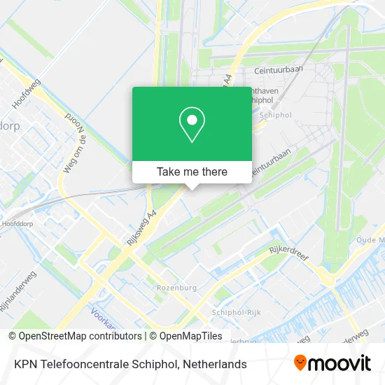 KPN Telefooncentrale Schiphol map