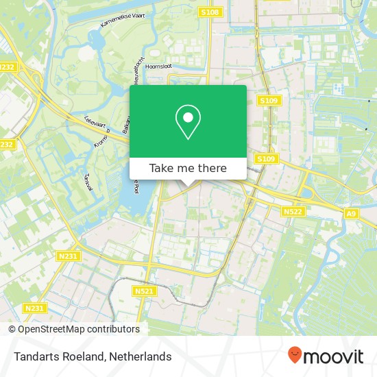 Tandarts Roeland map