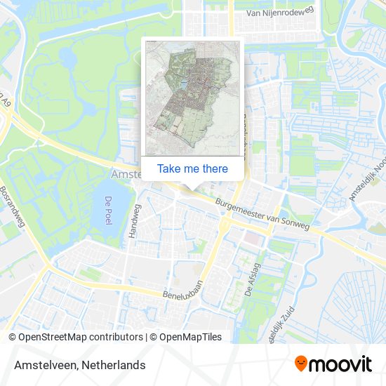 Amstelveen map