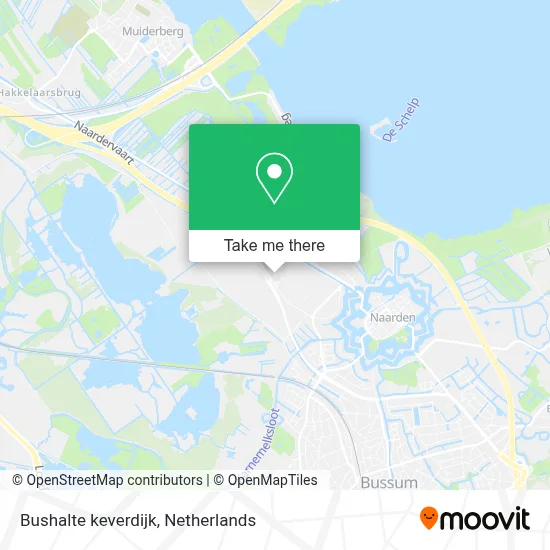 Bushalte keverdijk map