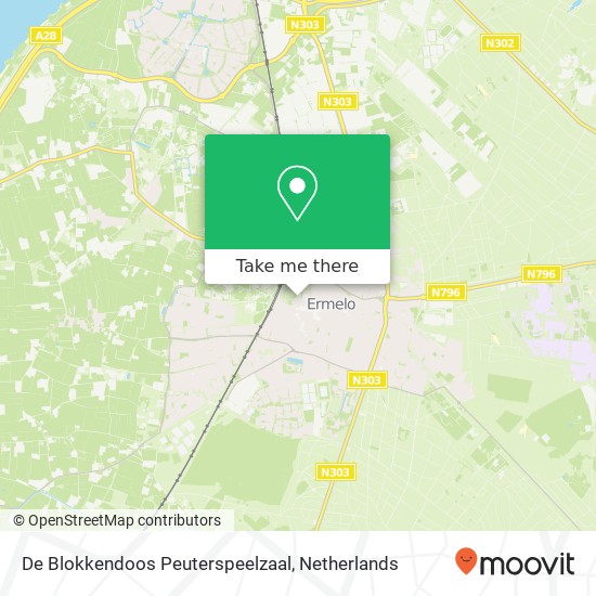 De Blokkendoos Peuterspeelzaal map