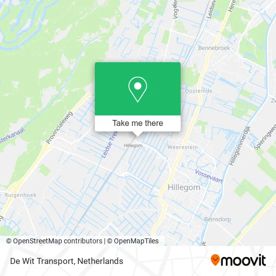 De Wit Transport map