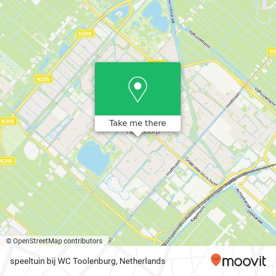 speeltuin bij  WC Toolenburg map