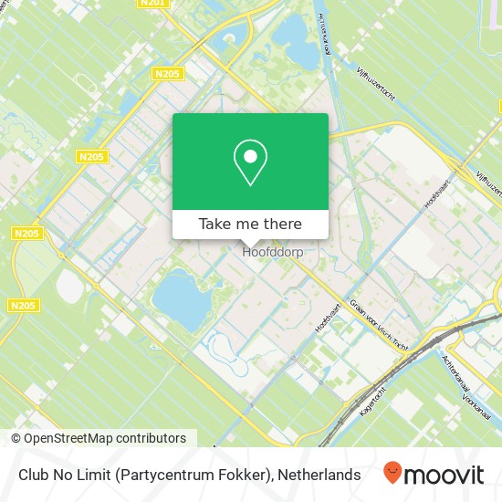 Club No Limit (Partycentrum Fokker) Karte