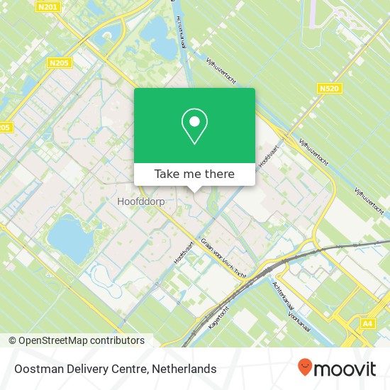 Oostman Delivery Centre map