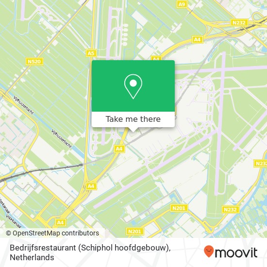 Bedrijfsrestaurant (Schiphol hoofdgebouw) map