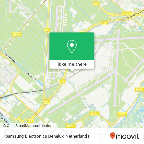 Samsung Electronics Benelux map