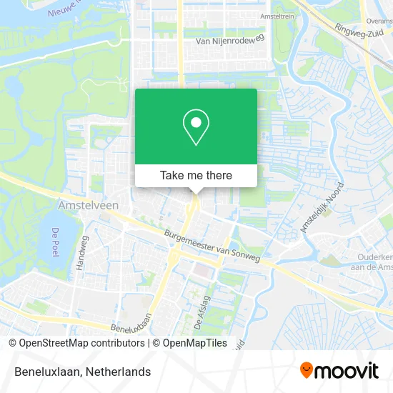 Beneluxlaan map