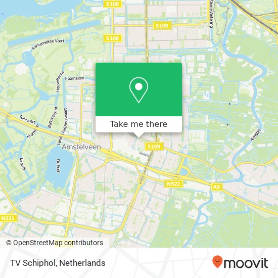 TV Schiphol map